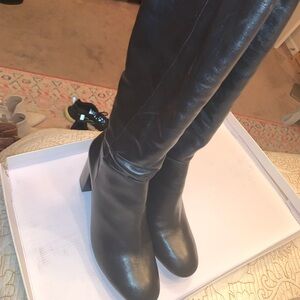 Schutz Bonita leather knee high boots